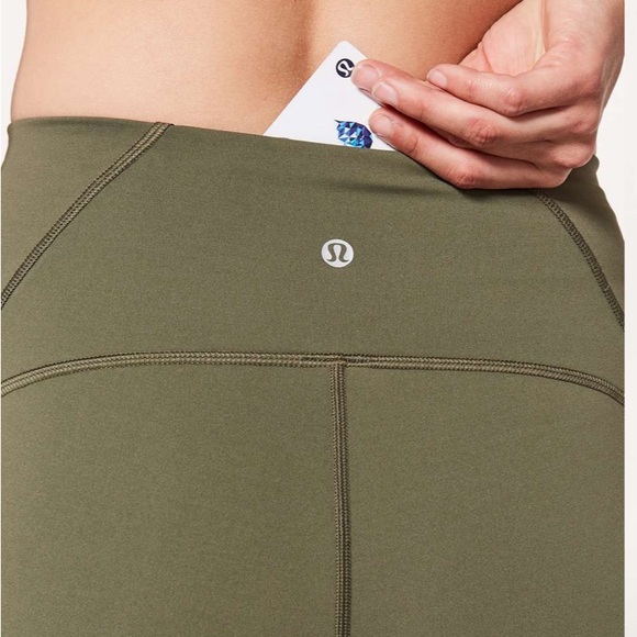 Lululemon Train Times 7/8 Pant *25" Green 4 - Picture 5 of 12